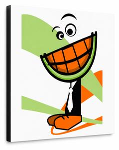 Ručne maľovaný POP Art obraz MELON - 30x40 cm