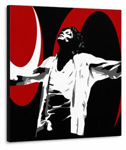Ručne maľovaný POP Art obraz Michael Jackson - 50x50 cm