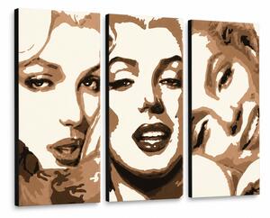 Ručne maľovaný POP Art obraz Marilyn Monroe - 60x40 cm