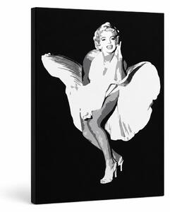 Ručne maľovaný POP Art obraz Marilyn Monroe - 30x40 cm