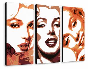 Ručne maľovaný POP Art obraz Marilyn Monroe - 60x40 cm