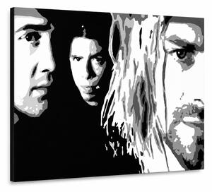 Ručne maľovaný POP Art obraz Nirvana - 100x70 cm