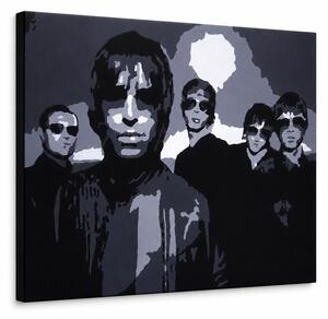 Ručne maľovaný POP Art obraz Oasis - 110x80 cm