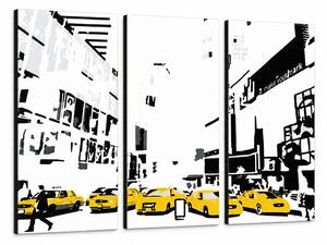 Ručne maľovaný POP Art obraz NEW YORK - 60x40 cm
