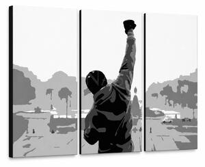 Ručne maľovaný POP Art obraz ROCKY - 150x100 cm