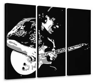Ručne maľovaný POP Art obraz Santana - 60x40 cm