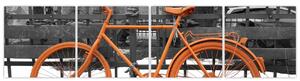 Obraz oranžového kolesá (Obraz 160x40cm)