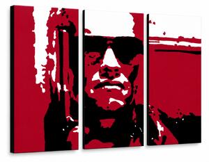 Ručne maľovaný POP Art obraz TERMINATOR - 120x80 cm
