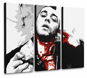 Ručne maľovaný POP Art obraz Taxi Driver - 60x40 cm
