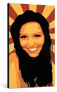Ručne maľovaný POP Art obraz The Girl - 40x70 cm