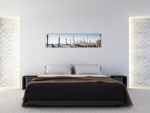 Obraz gondol - Benátky (Obraz 160x40cm)