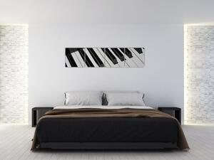 Obraz klavíra (Obraz 160x40cm)