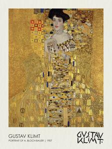 Obrazová reprodukcia Portrait of Adele Bloch-Bauer I (1907), Gustav Klimt