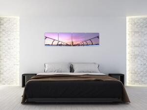 Obraz mosta (Obraz 160x40cm)