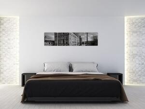 Čiernobiely obraz (Obraz 160x40cm)