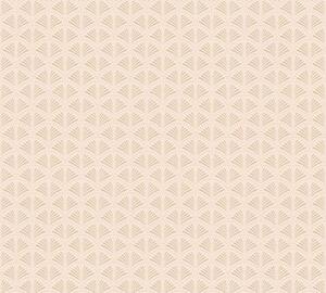 A.S. Création | Vliesová tapeta na stenu Trendwall 2 37957-2 | 0,53 x 10,05 m | béžová, metalická, ružová