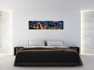 Obraz mesta v pohybe (Obraz 160x40cm)