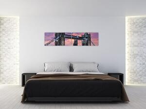 Obraz s Tower Bridge (Obraz 160x40cm)
