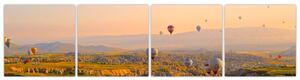 Obraz - letiaci balóny (Obraz 160x40cm)