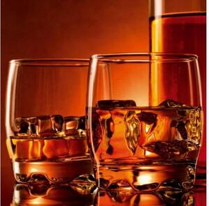 DIMEX | Obraz na skle | Whisky GL-30-018 | 30 x 30 cm