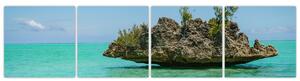 Obraz mora s ostrovčekom (Obraz 160x40cm)