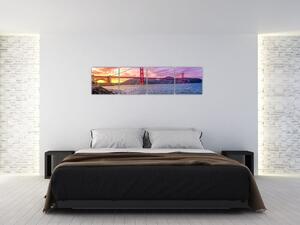 Obraz s mostom na stenu (Obraz 160x40cm)