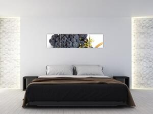 Obraz s hroznovým vínom (Obraz 160x40cm)