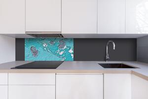 DIMEX | Dibond doska za kuchynskú linku | DBW-08040-148 Oprýskaný múr| 80 x 40 cm