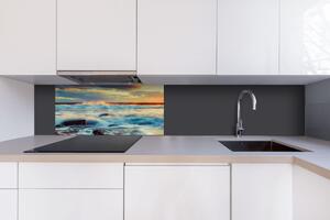 DIMEX | Dibond doska za kuchynskú linku | DBW-08040-109 Západ slnka| 80 x 40 cm