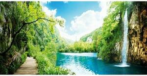 DIMEX | Obraz na skle | Relax v lese GL-60-025 | 60 x 30 cm