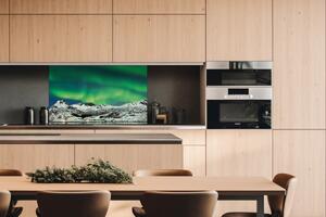 DIMEX | Dibond doska za kuchynskú linku | DBW-10060-139 Aurora | 100 x 60 cm