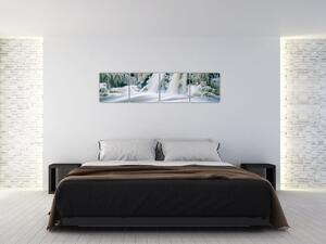 Obraz na stenu so zimnou tematikou (Obraz 160x40cm)