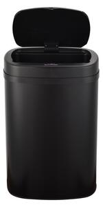 Bezdotykový Jumbo odpadkový kôš 50l ovál čierna USB kábel zadarmo