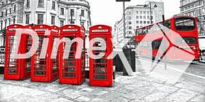 DIMEX | Obraz na skle | Londýn GL-60-010 | 60 x 30 cm