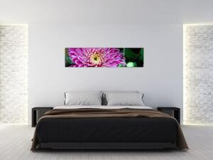 Obraz kvetu na stenu (Obraz 160x40cm)