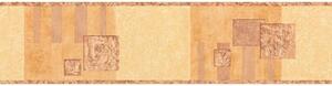 A.S. Création | Samolepiaci bordúra na stenu Only Borders 9006-47 | 13 cm x 5 m | hnedá, oranžová