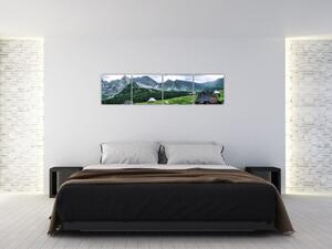 Údolie hôr - obraz (Obraz 160x40cm)