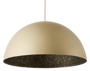 Závesná lampa Fera, zlatá/čierna škvrnitá, Ø 70 cm