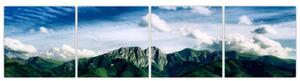 Horský výhľad - moderné obrazy (Obraz 160x40cm)
