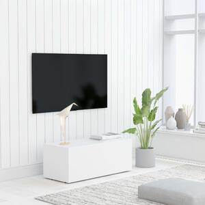 TV skrinka, biela 80x34x30 cm, kompozitné drevo