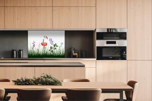 DIMEX | Dibond doska za kuchynskú linku | DBW-08060-182 Lúčny dizajn | 80 x 60 cm