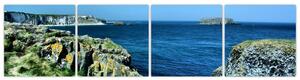 Obraz prímorského útesu (Obraz 160x40cm)