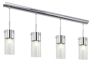 Eglo 90696 - Luster na lanku DIAMOND 4xE14/60W/230V krištáľ