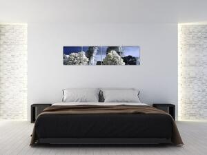 Zimná krajina - obraz do bytu (Obraz 160x40cm)