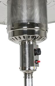Tepelný plynový žiarič, 2222 x 870 x 870 mm, nerez