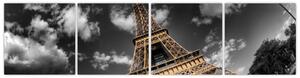 Eiffelova veža - obrazy (Obraz 160x40cm)