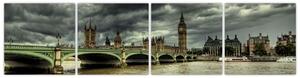 Londýnsky Big Ben - obrazy (Obraz 160x40cm)
