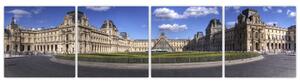 Múzeum Louvre - obraz (Obraz 160x40cm)