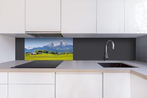 DIMEX | Dibond doska za kuchynskú linku | DBW-08040-135 Alpský pohľad| 80 x 40 cm