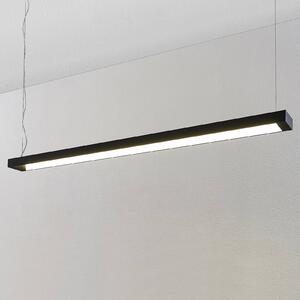 Arcchio Cuna závesné LED, čierna, hranaté 162 cm